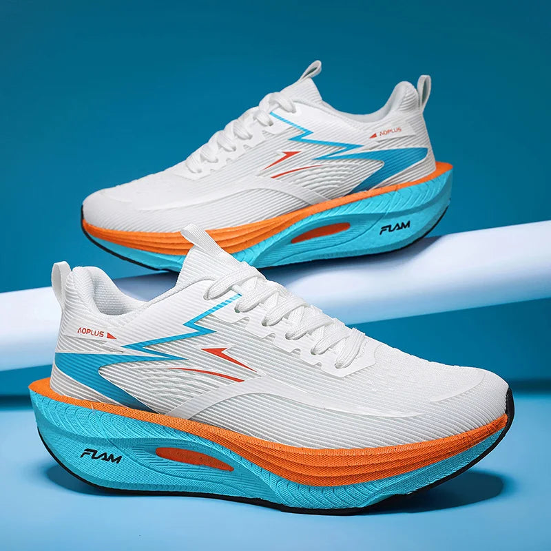Unisex Sports Shoes Carbon Plate Walking Running Sneakers Shock-Absorbing Marathon Racing Athletics Training for Men & Women