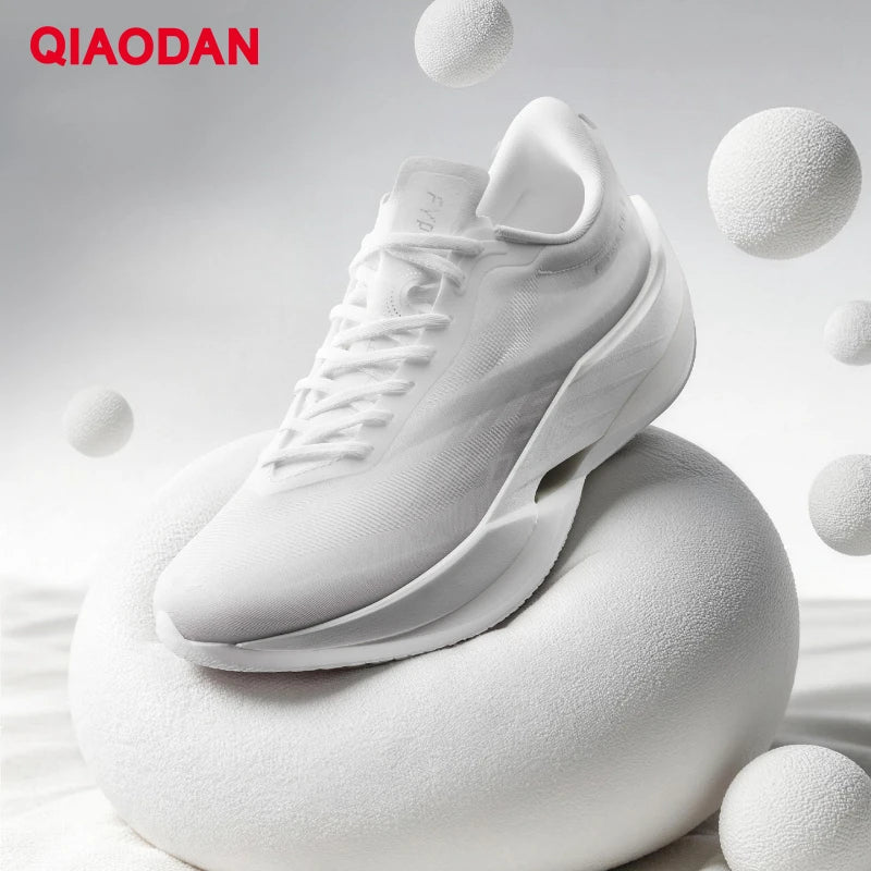 QIAODAN Feiying PB6.0 Marathon- en hardloopschoenen voor heren met koolstofplaat over de volledige zool, lichtgewicht sportschoenen QDB023261299