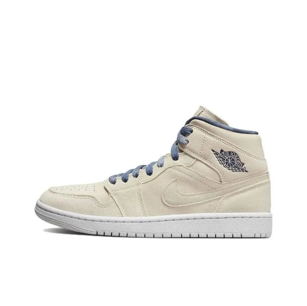 Nike Air Jordan 1 Mid unisex košarkarski copati, klasičen dizajn, protizdrsni in trpežni, izjemna zmogljivost BQ6472-009