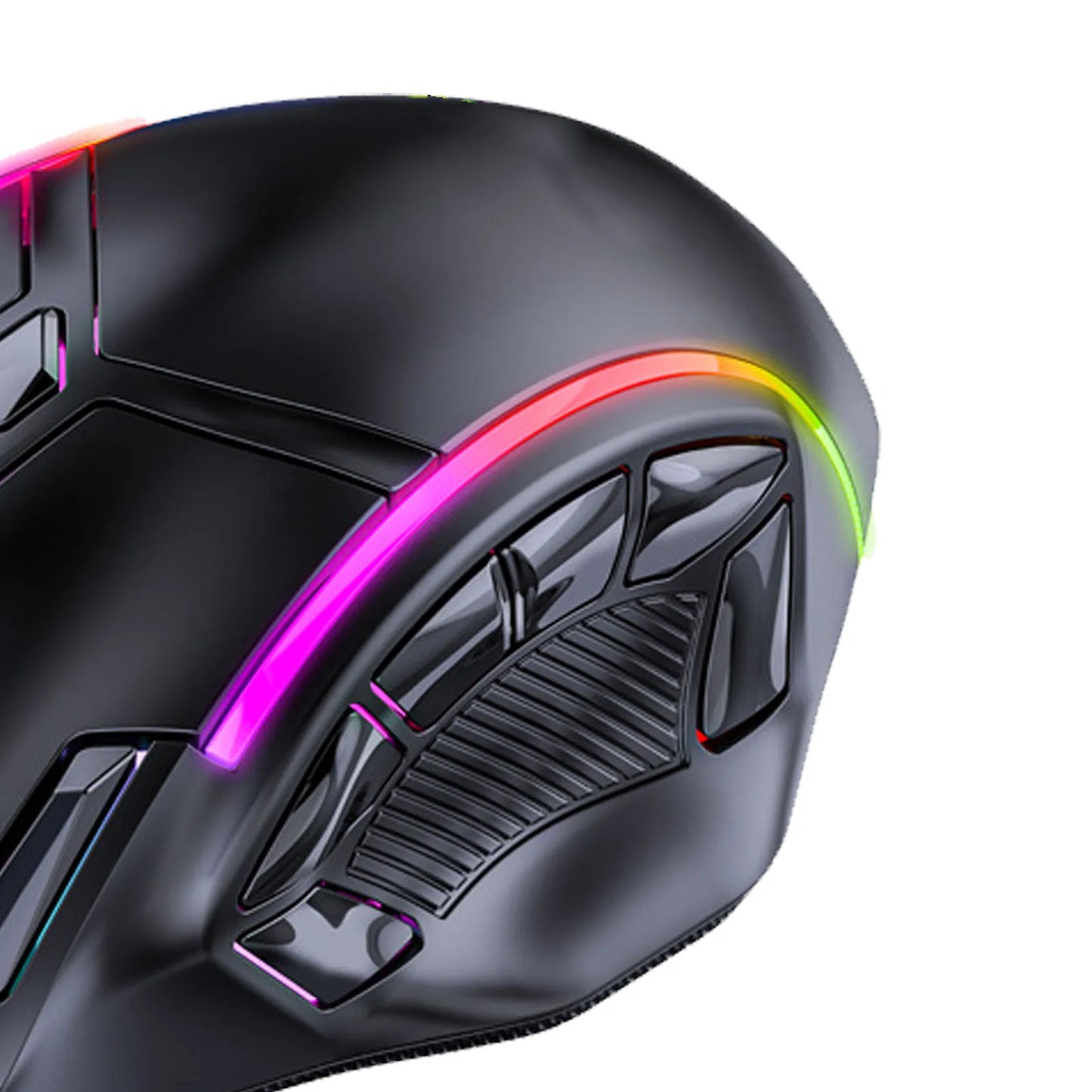 12800DPI Gaming Mouse RGB Wired 12800DPI 12 Keys Macro Definition Computer Replacement Accessories