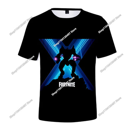 Fortnite Boys Clothes T Shirt Victory Hero Child Kids T-shirt Battle Royale 3d Girls Short Sleeve Tees Tshirt