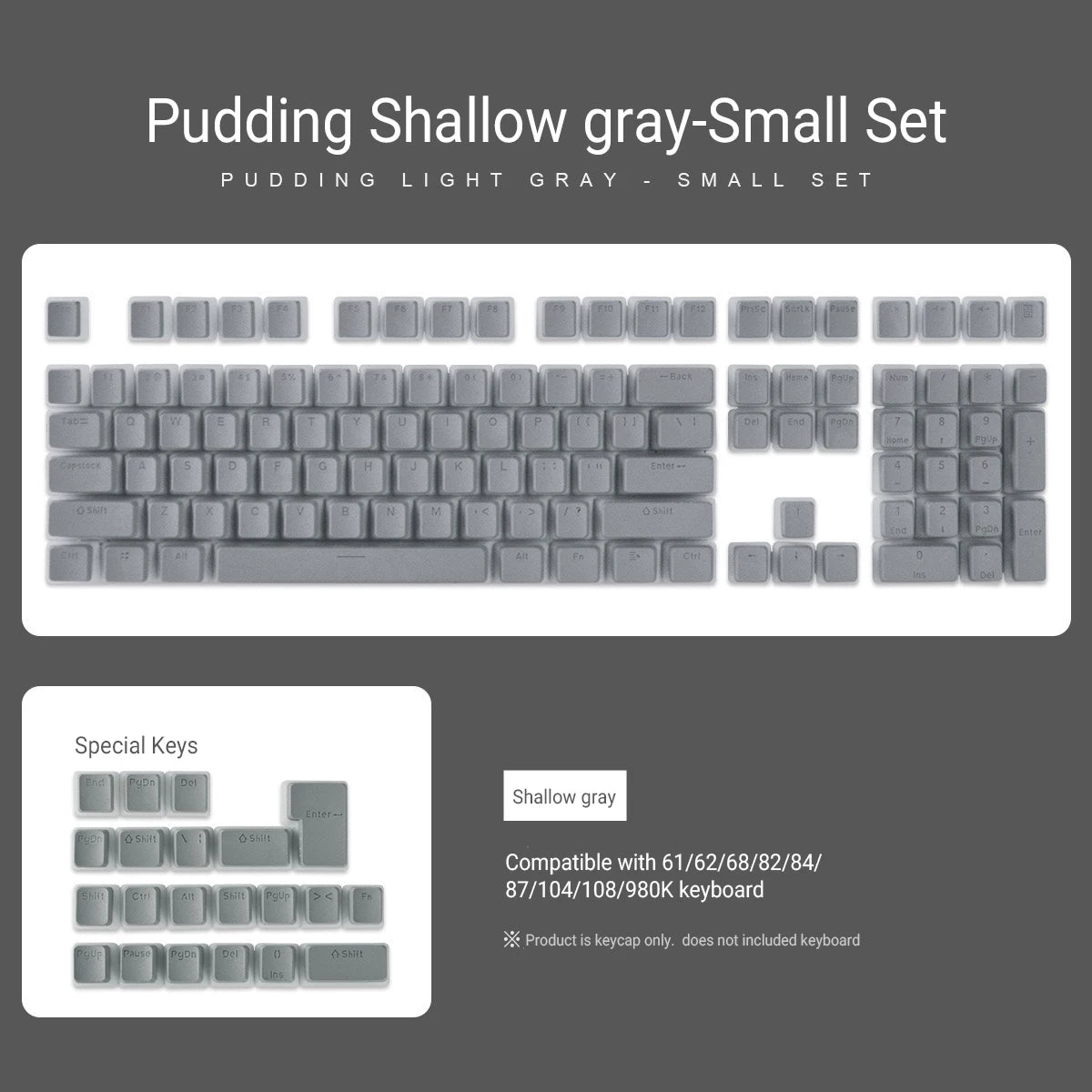 129 Keys Pudding Keycaps For Cherry MX Switch Mechanical Gaming Keyboard OEM Profile PBT Double Shot Keycap RGB backlit Key Caps