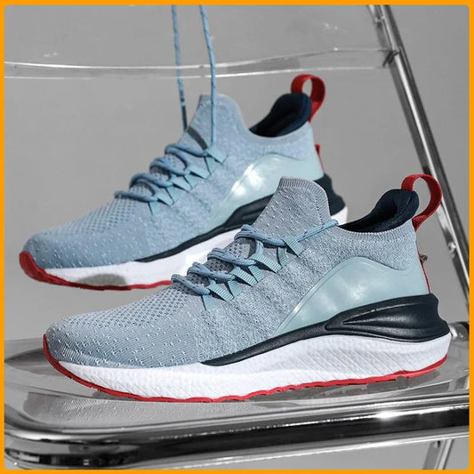 NEW Mijia Sport Shoes 4 Lightweight Ventilated Elastic Knitting Leisure Breathable Non-Slip Running Trainer Sneakers