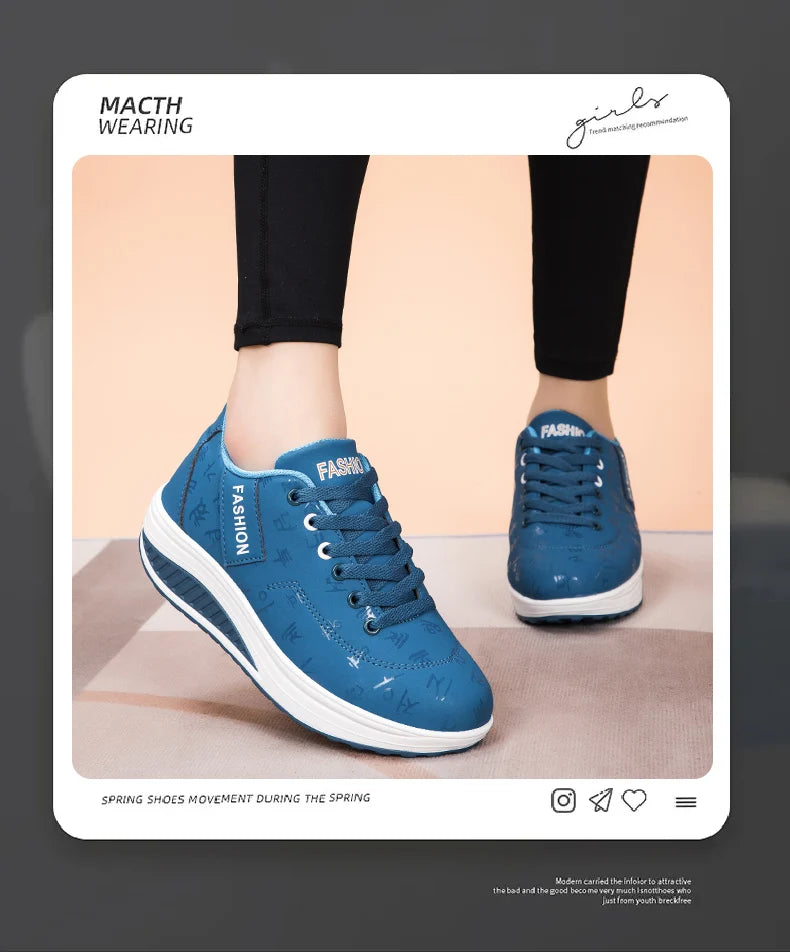 Adidași pentru femei, pantofi vulcanizați la modă pentru femei, pantofi fără toc pentru femei, pantofi de mers pe jos cu platformă, mărimi mari, Zapatillas Mujer