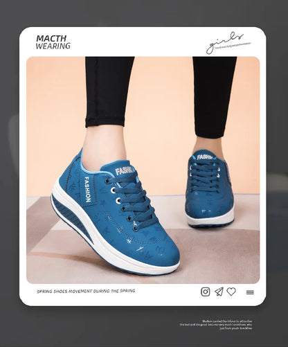 Adidași pentru femei, pantofi vulcanizați la modă pentru femei, pantofi fără toc pentru femei, pantofi de mers pe jos cu platformă, mărimi mari, Zapatillas Mujer