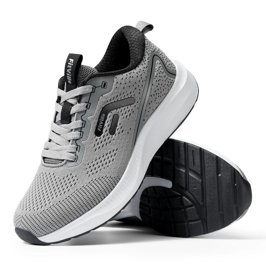 FitVille Men's Sport Running Shoes Breathable Lightweight Sneakers for Swollen Feet Wide Shoes Athletic Training Footwear