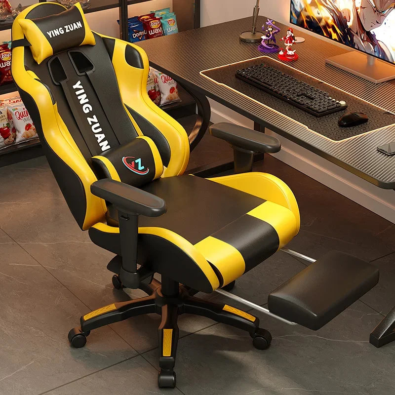 AOLIVIYA Modern Light Ergonomic Gaming Computer Chair Reclining For College Students Men Dormitory Home Office Study Room Seat
