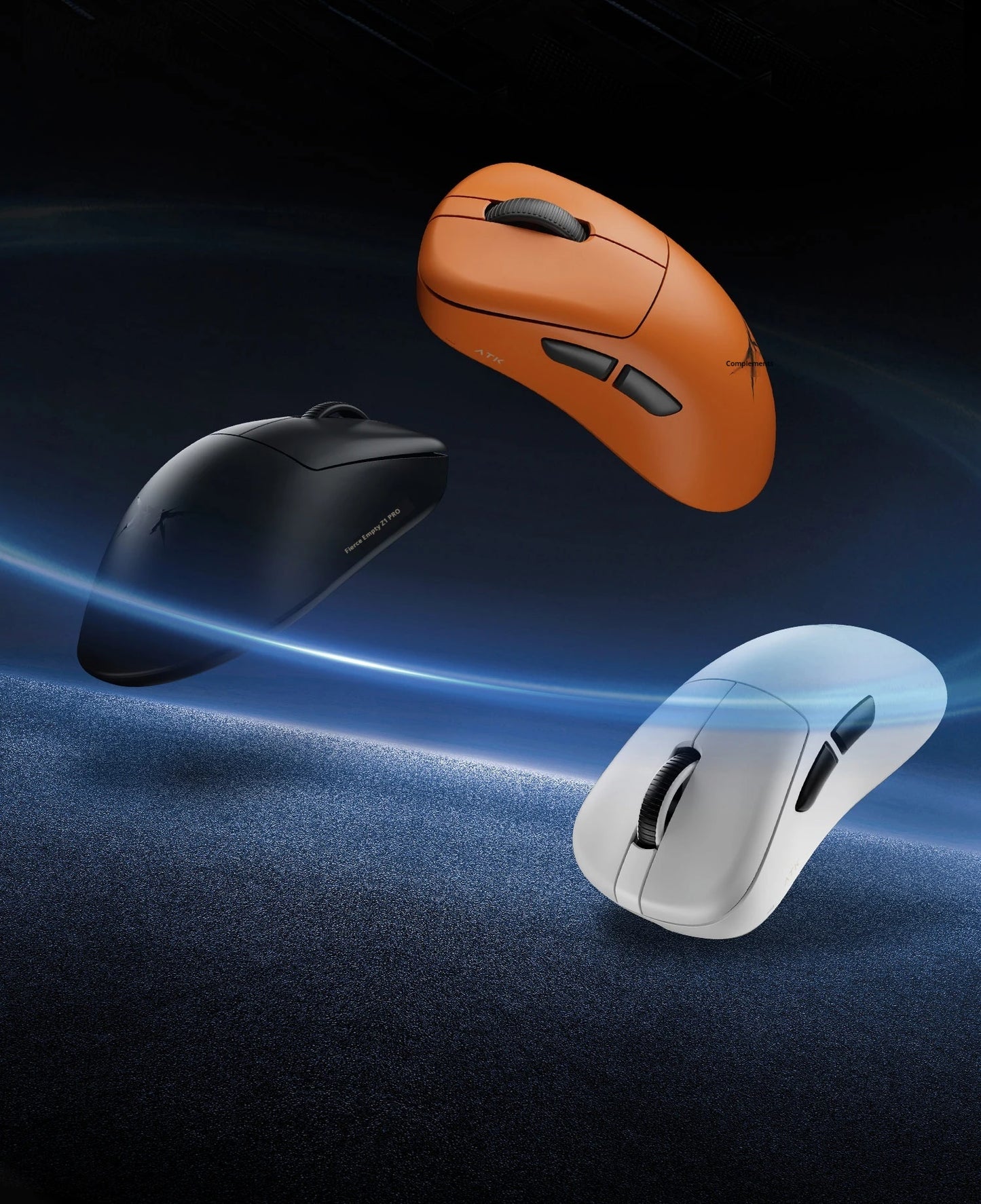 Mouse de gaming wireless ATK Z1 Pro Max Ultra, picioruș personalizat, PAW3950 Ultra Smart Speed Wireless, rată de polling 8k, latență redusă de 0.39ms