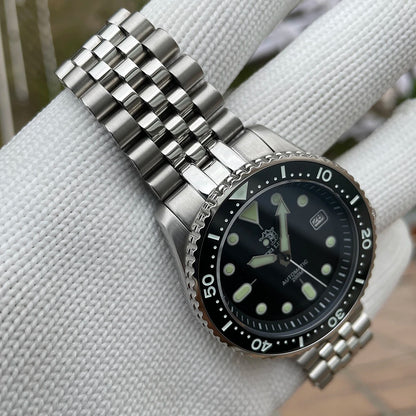 Mechanical Watch for Men STEELDIVE SD1973 Japan NH35 Automatic Movement Ceramic Bezel 200M Waterproof Classic Dive Small Abalone