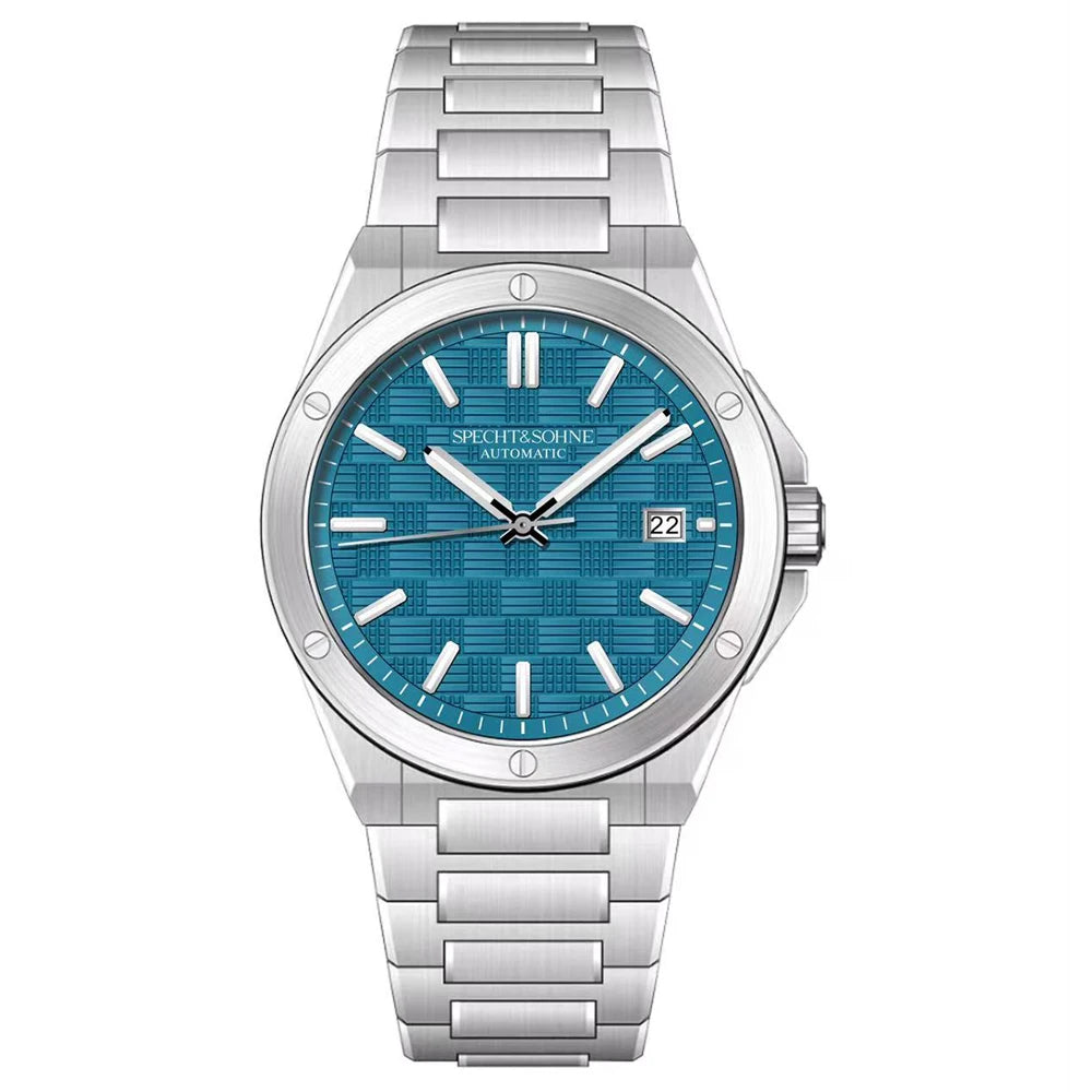 Relógio Masculino Specht&Sohne 2025 Novo 38MM Automático, Movimento Japonês Miyota 8215, Aço, Vidro de Safira, Reloj Homb Impermeável