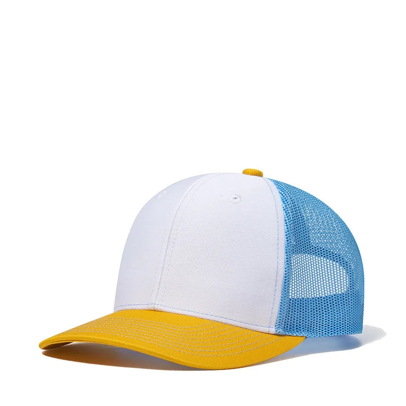 High Quality Mesh Baseball Cap Women Men Summer Cotton Breathable Sunhat Unisex Adjustable Snapback Trucker Hats Male Female
