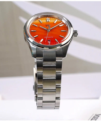 WM Watch Automatic Mechanical Watch Gemstone Series NH35 100M Water Resistant AR Coated Sapphire Welly Merck Man Watches WM225