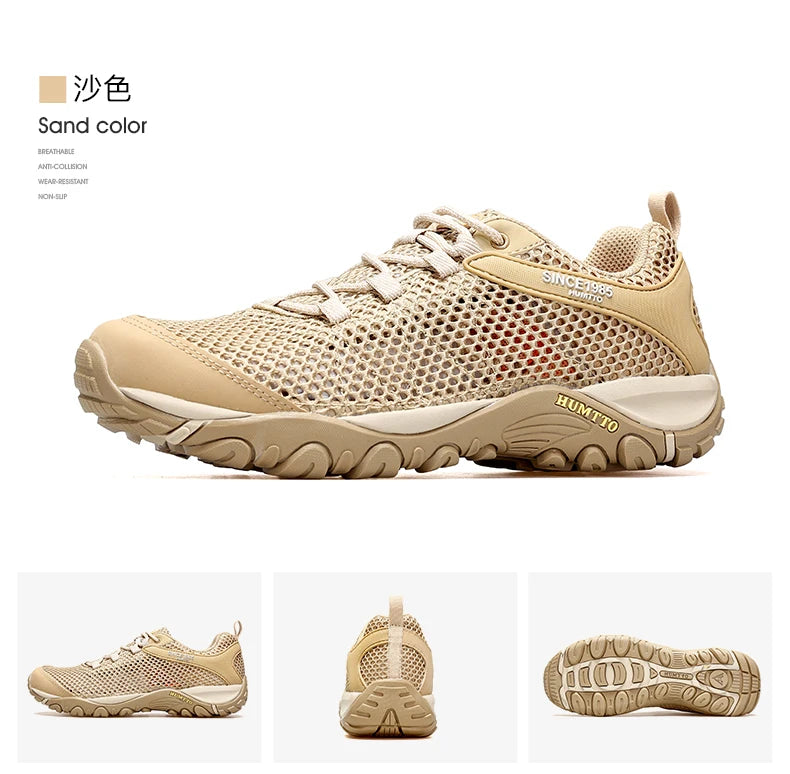 HUMTTO Scarpe da trekking da uomo traspiranti per sport all'aria aperta, scarpe da arrampicata, scarpe da caccia da donna, scarpe da trekking, sneakers, stivaletti, scarpe tattiche