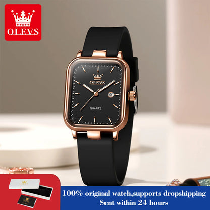 OLEVS 7089 Watch For Women Top Brand Calendar Quartz Woman Watch Waterproof Luminous Simple Fashion Elegant Ladies Hand Clock