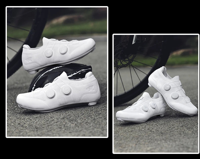 Professional Men's Cycling MTB Shoes Route Cleats Speed Road Bike Sneakers Racing Women Flat Bicycle Mountain SPD Biking Footwear