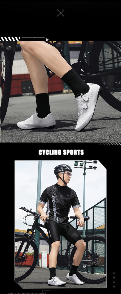 Zapatillas de ciclismo de velocidad para hombre, zapatillas de ciclismo de carretera, zapatillas con calas, zapatillas SPD, zapatillas de ciclismo para pedales planos, calzado de ciclismo para hombre, calzado para actividades al aire libre, color blanco