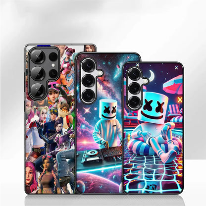 Game F-ForTnites Wallpaper Case für Samsung Galaxy A07 A13 A12 A23 A42 A50 A51 A52 A53 A70 A71 A72 A21S A04 Note 20 9 8 10 Hülle