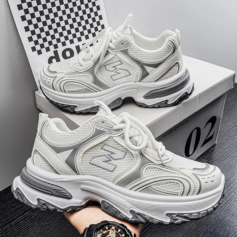 Men's Casual Sports Outdoor Hiking Shoes, Trendy Fashion Street Style, Comfortable