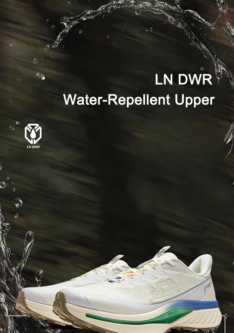 Li-Ning moški tekaški čevlji BEN XIAO za tek po terenu LN DWR, vodoodbojni, dihalni, stabilni, z oporo, LiNing gorski športni čevlji ARNV015