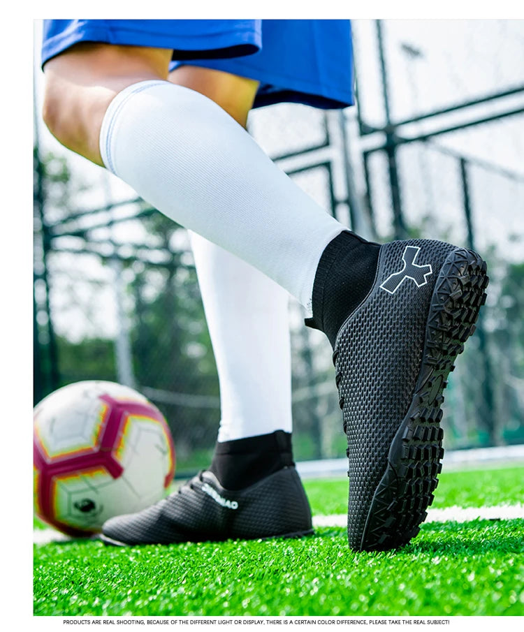 Chaussures de football pour hommes, originales, résistantes, décontractées, confortables, de qualité supérieure, respirantes, pour futsal et football en salle.