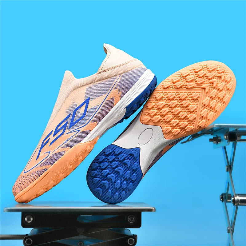 Moški nogometni čevlji Ultralight Sport Notranji čevlji z žebljički Nogometni čevlji za travo Odrasli Protizdrsni Protizdrsni FG Turf Futsal Udobni
