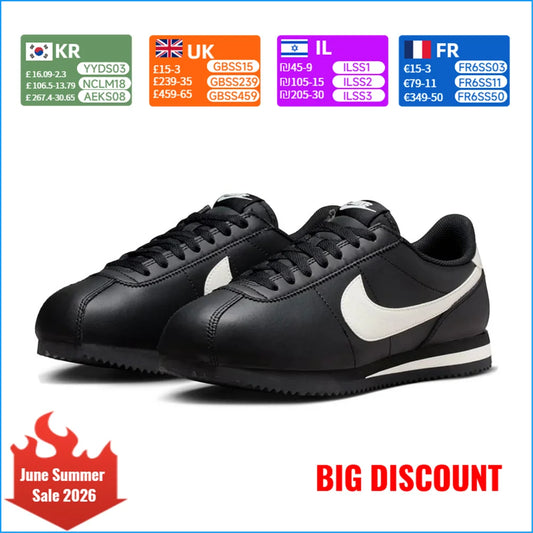 Nike (NIKE) CORTEZ Women's Athletic Comfort Casual Shoes – Slip-Resistant, Durable, and Lightweight – DN1791-006