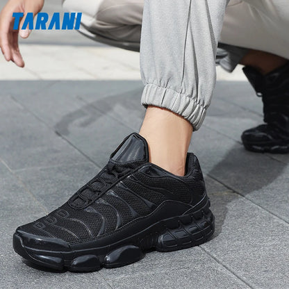 Men's Cushion Sports Shoes Lightweight Breathable Running Shoes Gym Workout Training Walking Comfortable Shock Absorption
