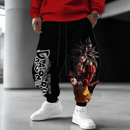 2026 Summer Dragon Ball Goku 3D Print Joggers, Quick Dry Oversized Outdoor Hip Hop Casual Pants for Men Women Kids Y2K