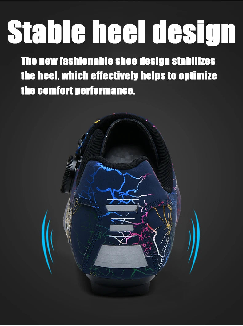 2025 Cycling Sports Shoes MTB and Cleats Men's Sports Speed Cycling Shoes Women's Mountain Racing Flat SPD Road Cycling Shoes