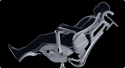Smart Ergonomic Office Chair Fully Automated Lumbar Tracking 4D Headrest 720° Adjustable Armrests Mesh Swivel Chair Stylish