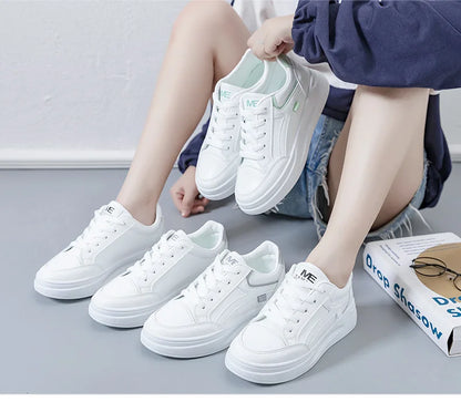 Women's Sneakers Fashion 2025 New Trainers Comfortable Casual Lace-Up Sneakers for Women Tenis Feminino