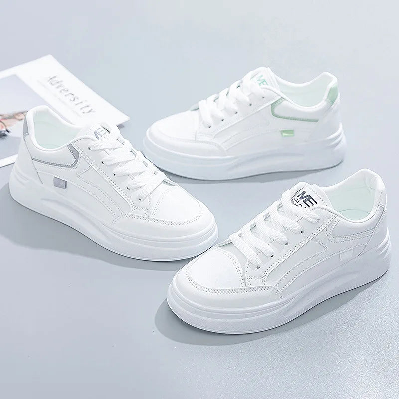 Women's Sneakers Fashion 2025 New Trainers Comfortable Casual Lace-Up Sneakers for Women Tenis Feminino