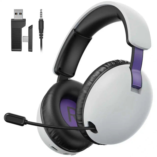 Casque de jeu Acinaci BL500 2.4G avec micro antibruit, durée de 30 heures, pour PC PS4 PS5
