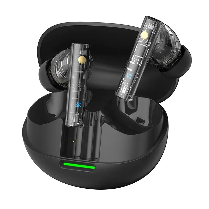 KZ Carol Pro TWS Bluetooth 5.4 Earphone 6 MIC Active Noise Canceling True Wireless In-Ear Earbuds HiFi Game Music Headphone