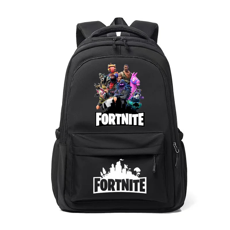 Fortnites Kids Backpack Portable Large Capacity Student Schoolbag Cartoon Printed Shoulder Bag School Supplies for Boys Gift