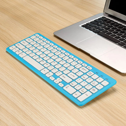 New Wireless 2.4G Keyboard with Numeric Keypad Silent Slim Gaming Keyboard with Mat for Windows Computer Desktop PC Notebook TV