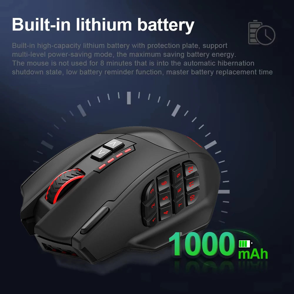 E-YOOSO X-33 RGB Gaming Mouse 16000 DPI Wired USB Gaming Mouse with 18 Programmable Buttons for PC & Laptop