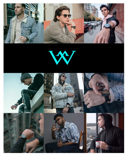 WM Watch Automatic Mechanical Watch Gemstone Series NH35 100M Water Resistant AR Coated Sapphire Welly Merck Man Watches WM225