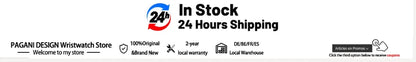PAGANI DESIGN Men's Watches New Diver Automatic Mechanical Watch Sapphire Stainless Steel Sport 20 Bar Clock
