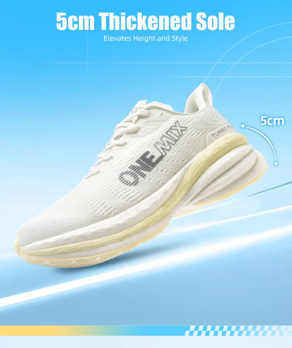 Pantofi de alergare pentru bărbați ONEMIX, adidași cu pernă de aer, din plasă respirabilă, pentru activități sportive în aer liber, care măresc înălțimea, potriviți pentru mers, mărimi EU 35-47