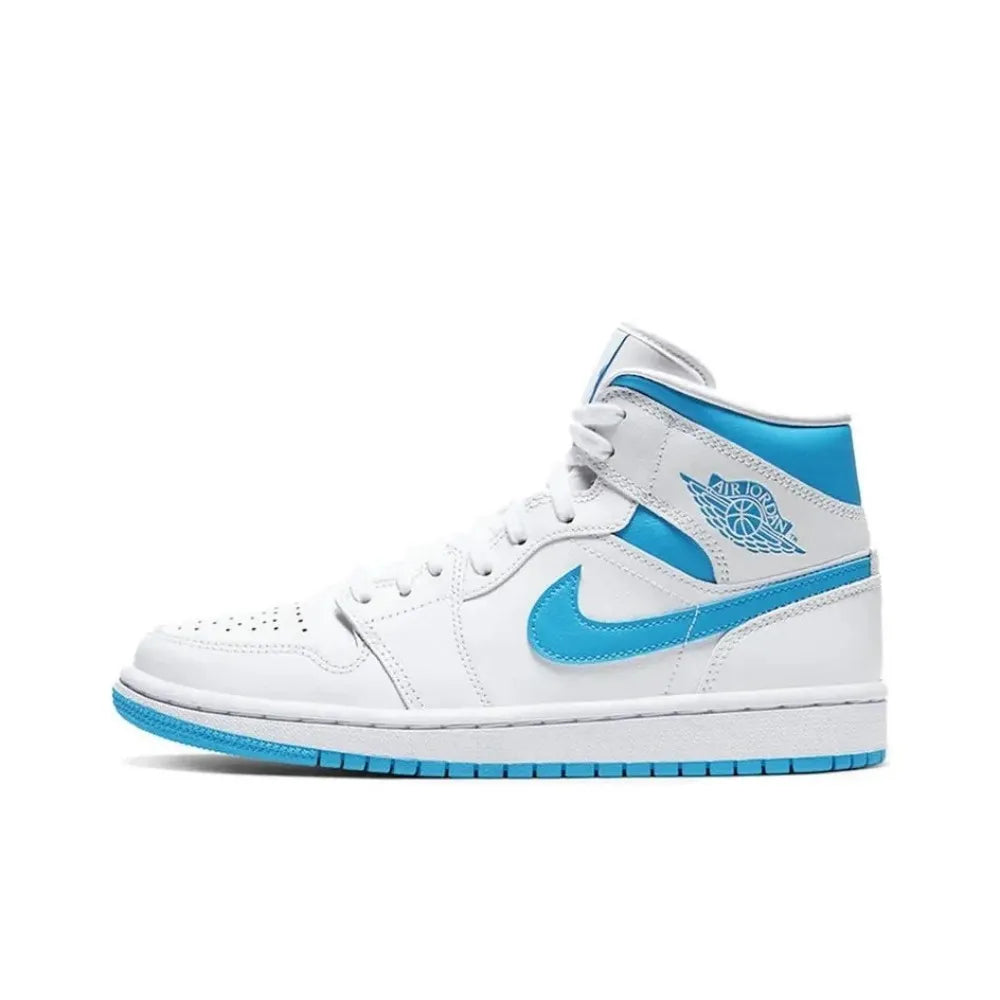 Nike Air Jordan 1 Mid unisex košarkarski copati, klasičen dizajn, protizdrsni in trpežni, izjemna zmogljivost BQ6472-009