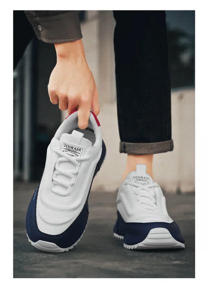 Pantofi de alergare și plimbare pentru bărbați, pantofi casual ușori de tenis, adidași sportivi, adidași respirabili, mărime mare 47