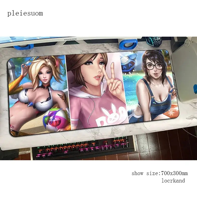 overwatch padmouse HD mousepad de gaming cu imprimeu, dimensiuni 900x400x3mm, mousepad pentru gamer, birou de computer, cel mai ieftin mousepad pentru laptop, mousepad pentru PC
