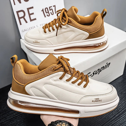 Men's Casual Sneakers, Luxury Trainer Shoes, Breathable Race Running Shoes, Fashion Loafers for Men