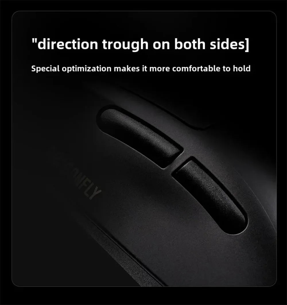 ATK Dragonfly A9 kabellose Bluetooth-Gaming-Maus, ergonomisches Design, schnelle Reaktion, PAW3950 Ultra, 800mAh, leicht, 8KHz, E-Sports