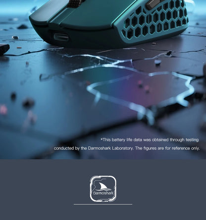 Darmoshark M5Air Forged Carbon Fiber Wireless 8K Gaming Mouse PAW3950 30K DPI Small Hand Finger Grip Game Macro Mice Lightweight