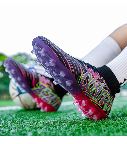 Uomo Donna Scarpe da calcio Scarpe da calcio per esterni Scarpe da calcio antiscivolo per campi da calcio Scarpe da futsal ultraleggere Scarpe da calcio con tacchetti TF/FG