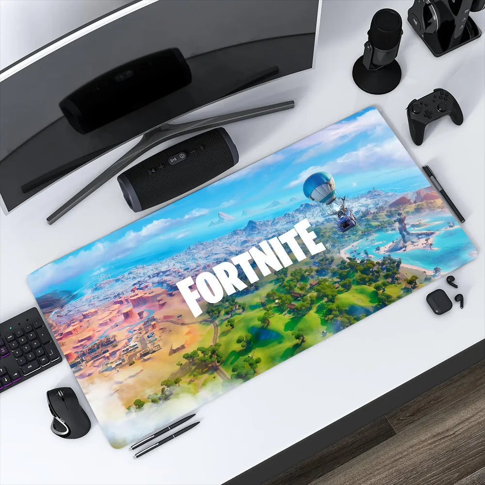 Mouse Pad Shooting Mouse Pad Non-slip Lock Edge Office Student F-FORTNITE Game Gaming Thickened Survival Large Writing Pad Cushion