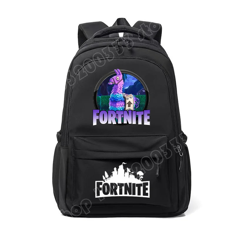 Fortnites Kids Backpack Portable Large Capacity Student Schoolbag Cartoon Printed Shoulder Bag School Supplies for Boys Gift