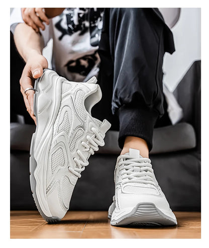 Adidași casual de viteză pentru bărbați, primăvară-vară, cu talpă moale, antiderapant, respirabili, pentru alergare în aer liber, pantofi sport de modă pentru tineri Joker